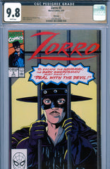 Zorro #5 CGC 9.8 ONLY CERTIFIED COPY - PEDIGREE