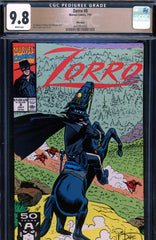 Zorro #8 CGC 9.8 ONLY CERTIFIED COPY - PEDIGREE