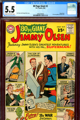 Eighty Page Giant #02 CGC graded 5.5  Curt Swan cover