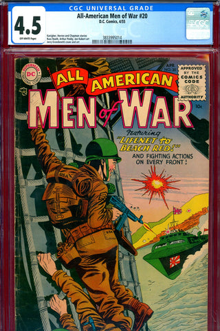 All-American Men of War #20 CGC graded 4.0 - Heath/Wood art