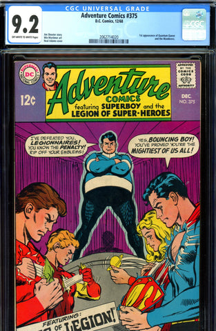 Adventure Comics #375 CGC graded 9.2 Neal Adams cover - SOLD!