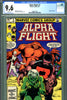 Alpha Flight #02 CGC graded 9.6 origin of Marrina - 1st Master of the World