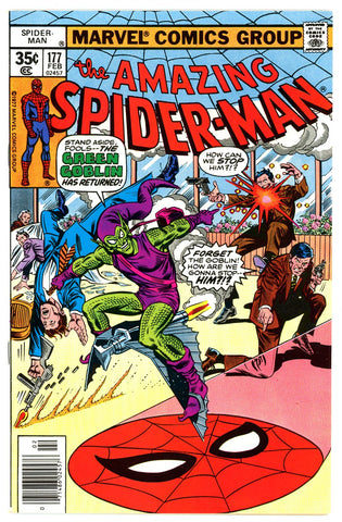 Amazing Spider-Man #177 NEAR MINT- 1978 Green Goblin c/s