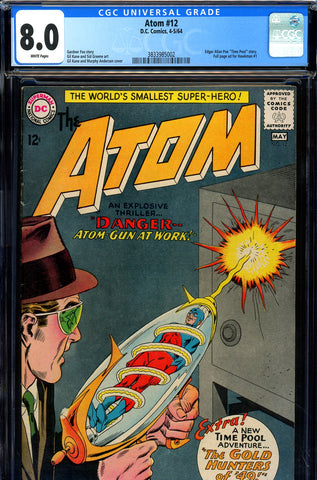 Atom #12 CGC graded 8.0 - "Time Pool" story - SOLD!