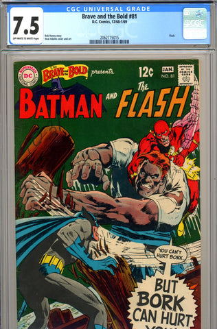 Brave and the Bold #81 CGC graded 7.5 Neal Adams c/a - SOLD!