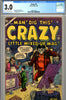 Crazy #4 CGC graded 3.0 scarce