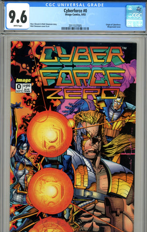 Cyberforce #0 CGC graded 9.6 origin told