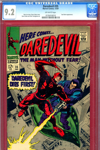 Daredevil #035 CGC graded 9.2 - Trapster/Invisible Girl