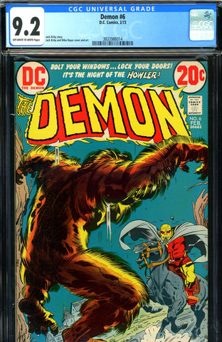 Demon #06 CGC graded 9.2 - Kirby cover/story/art