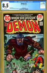 Demon #11 CGC graded 8.5 - Kirby cover/story/art