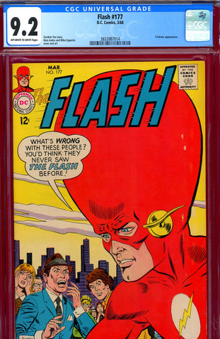 Flash #177 CGC graded 9.2 - Trickster appearance - SOLD!