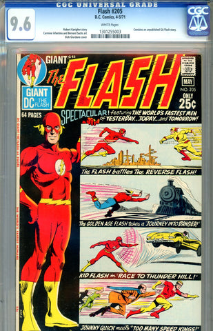 Flash #205 CGC graded 9.6 - (G82) 64 Page Giant WP