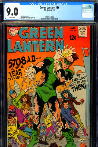 Green Lantern #66 CGC graded 9.0 Anderson cover - SOLD!