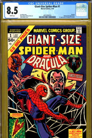 Giant-Size Spider-Man #1 CGC graded 8.5 - first appearance of Equinox (cameo) - SOLD!