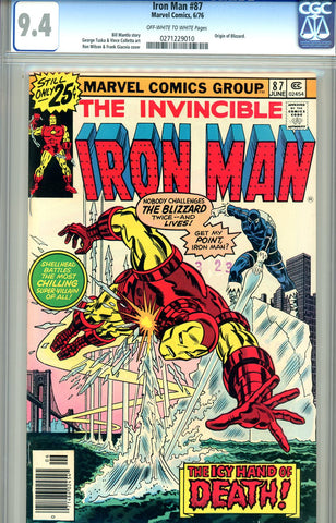 Iron Man #087  CGC graded 9.4 - SOLD!