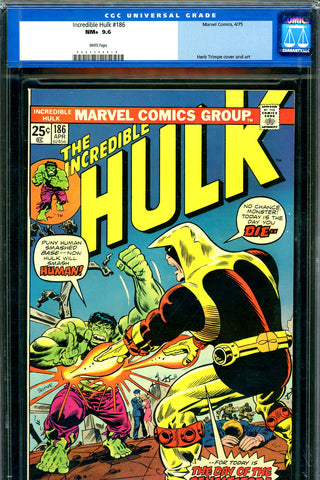 Incredible Hulk #186 CGC graded 9.6 death of the Devastator - SOLD!