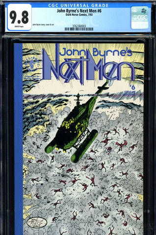 John Byrne's Next Men #6 CGC graded 9.8  SINGLE HIGHEST GRADED