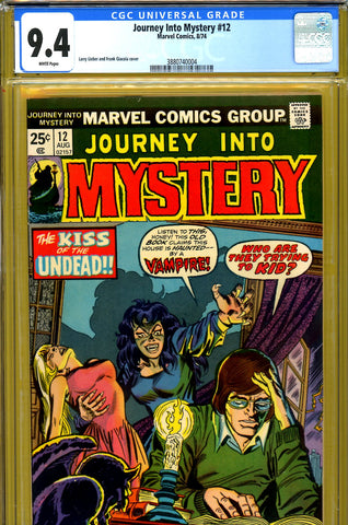 Journey Into Mystery #012 CGC graded 9.4 reprints Atlas stories (1974)