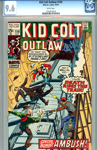Kid Colt, Outlaw #150 CGC graded 9.6  HG SOLD!