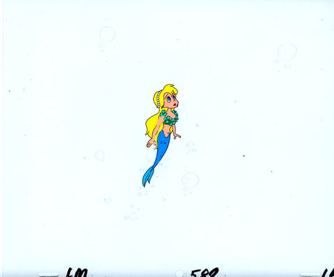 Original production cel -"Little Mermaid"- by Golden Films 102 LARGE