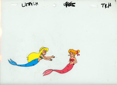 Original production cel -"Little Mermaid"- by Golden Films 112 LARGE