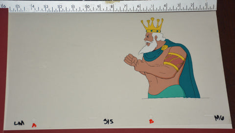 Original production cel -"Little Mermaid"- by Golden Films 126 SIZE 15" x 9"