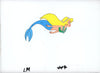 Original production cel -"Little Mermaid"- by Golden Films 128 SIZE 16.50" x 10.50"