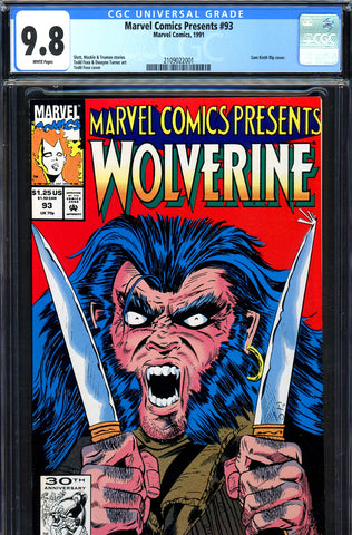 Marvel Comics Presents #093 CGC graded 9.8 - HIGHEST GRADED - SOLD!