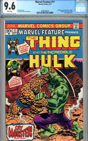 Marvel Feature #11   CGC graded 9.6  first "Thing" solo book WP SOLD!