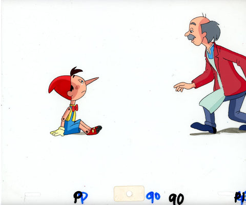 Original production cel -"Pinocchio"- by Golden Films 093