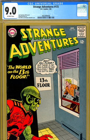 Strange Adventures #172 CGC graded 9.0 Moldoff cover - SOLD!