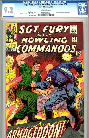 Sgt. Fury #29  CGC graded 9.2  SOLD!