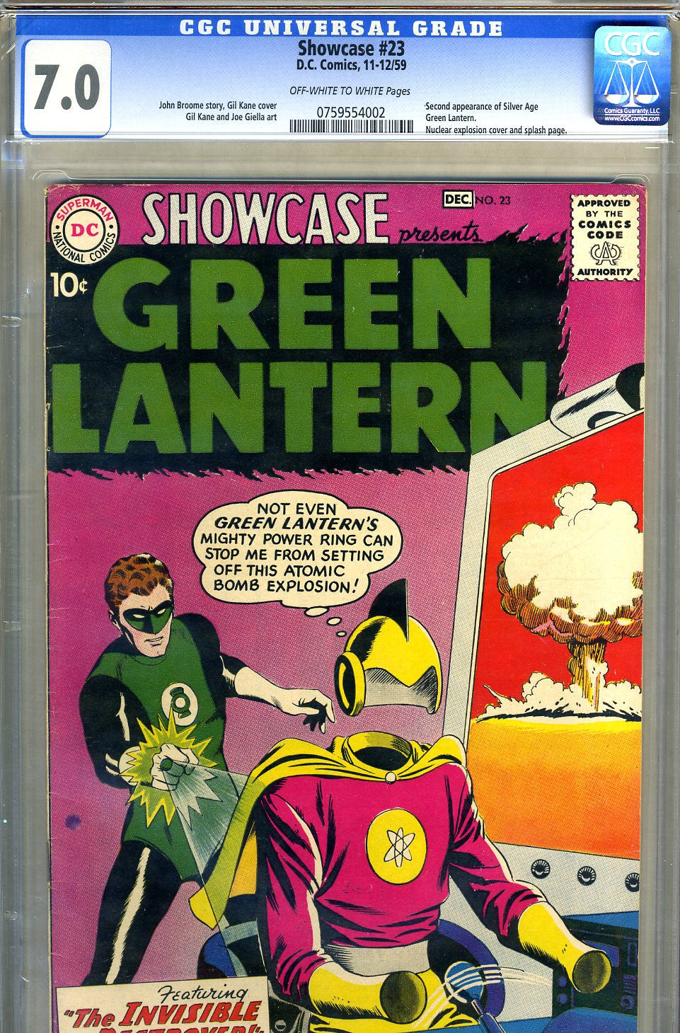 Heritage Sale Features Iconic Green Lantern Comics Certified by CGC