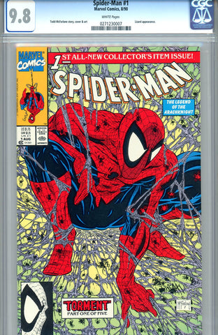 Spider-Man #01   CGC graded 9.8 (Regular Edition) - SOLD!