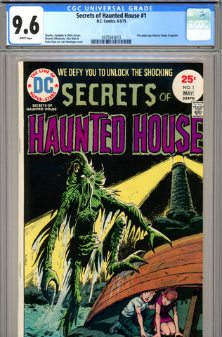 Secrets of Haunted House #01 CGC graded 9.6 white pages - SOLD!