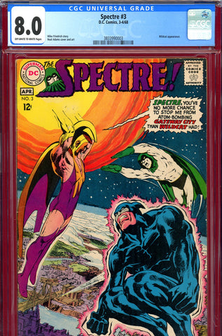 Spectre #03 CGC graded 8.0 - Neal Adams cover/art - SOLD!