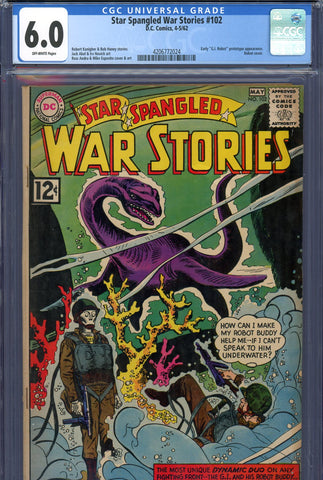 Star Spangled War Stories #102 CGC graded 6.0 - second G.I. Robot cvr/story - SOLD!