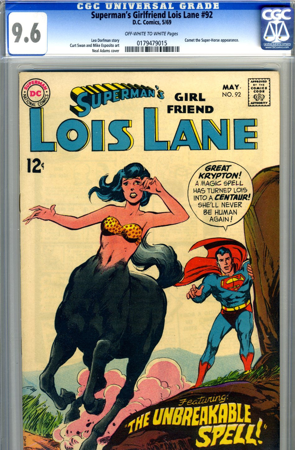 SUPERMAN'S GIRLFRIEND LOIS LANE #76 5.5