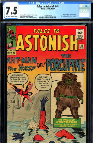 Tales to Astonish #48 CGC graded 7.5 first Porcupine - SOLD!