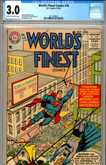 World's Finest #076 CGC graded 3.0 SCARCE! SOLD!