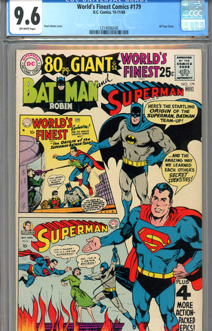 World's Finest #179 CGC graded 9.6 - Neal Adams cover - SOLD!