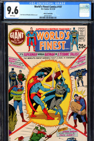 World's Finest #197 CGC graded 9.6 Fantucchio Pedigree - SOLD!