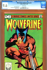 Wolverine Limited Series #4 CGC graded 9.6 - Frank Miller cover/art - SOLD!