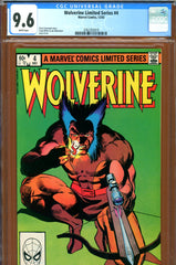 Wolverine Limited Series #4 CGC graded 9.6 - Frank Miller art - SOLD!