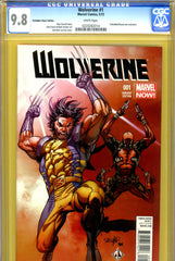 Wolverine (2013) #1 CGC graded 9.8  Forbidden Planet Edition - SOLD!