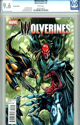 Wolverines #4   CGC graded 9.6 - Variant Edition SOLD!