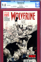 Wolverine #311 CGC graded 9.8 Sketch cover - SECOND PRINTING