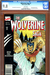 Wolverine Saga #1 CGC graded 9.8  HIGHEST GRADED back cover pin-up - SOLD!