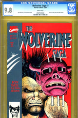 Wolverine Saga #3 CGC graded 9.8  HIGHEST GRADED back cover pin-up - SOLD!