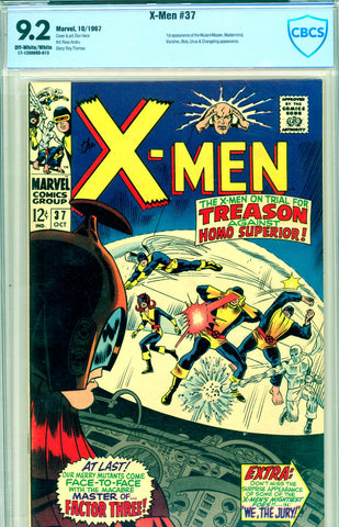 X-Men #037 CBCS graded 9.2 - first Mutant-Master SOLD!